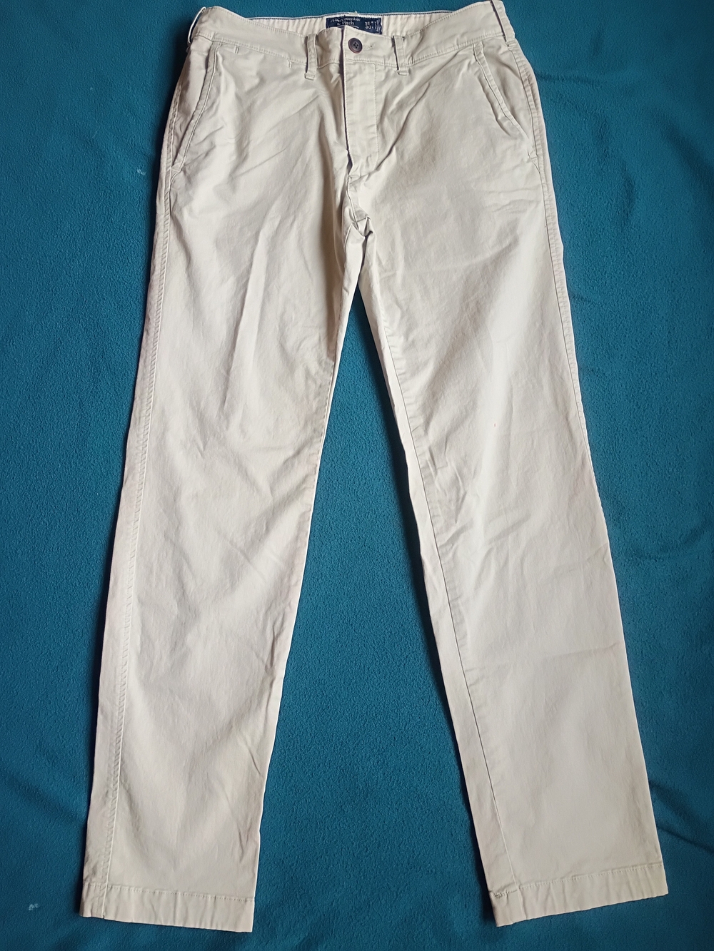 Abercrombie & Fitch Off-White Men's Chino Pants